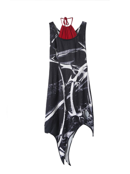 Punk IRREGULAR NICHI PAINT ONE-PIECE