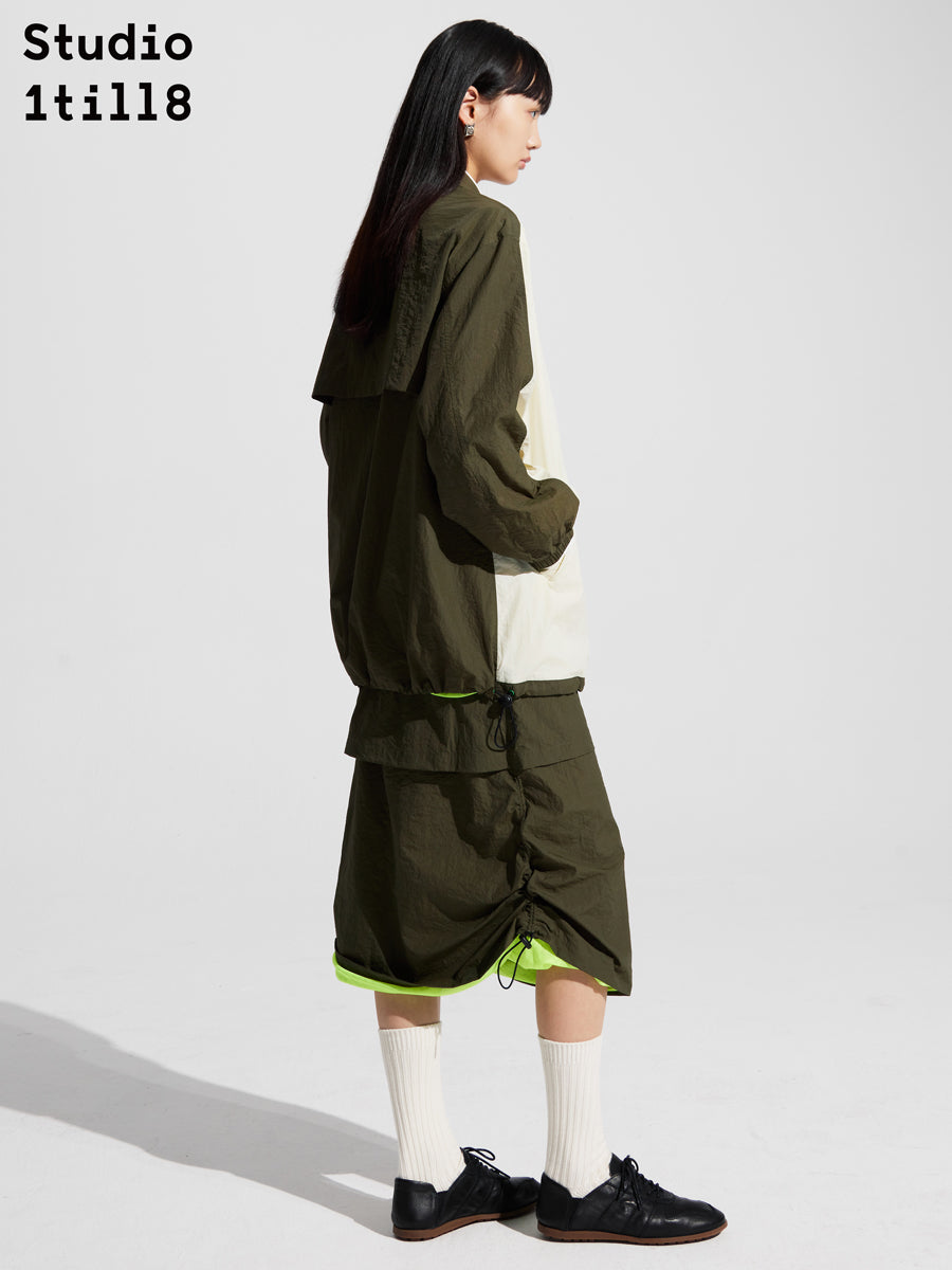 Casual Modest Apple Character Blouson