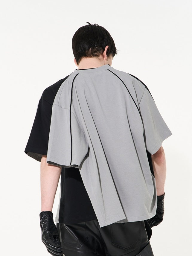 Asymmetry Nichi Contrast T-Shirt