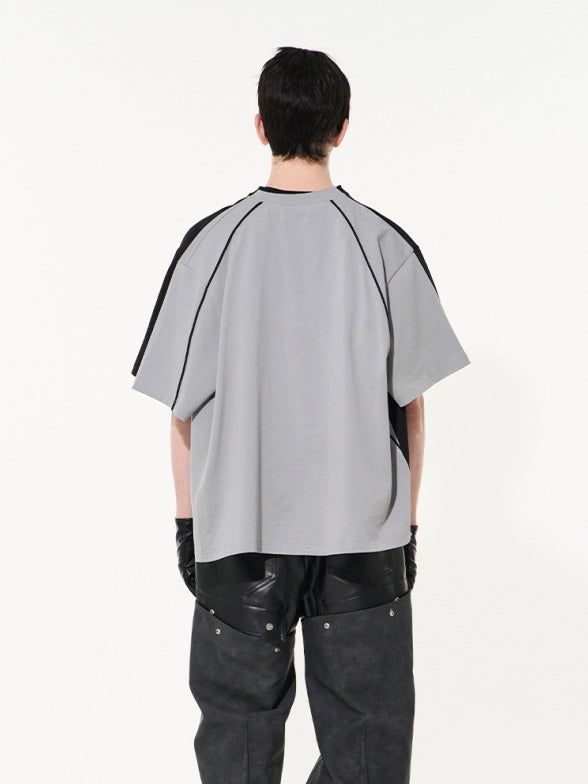 Asymmetry Nichi Contrast T-Shirt