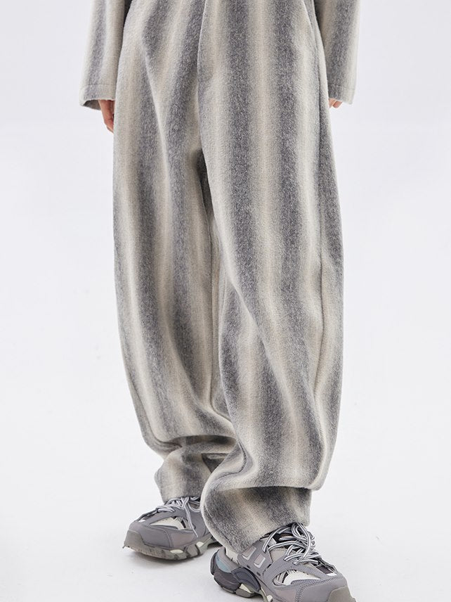 Stripe Loose Wide Casual Pants