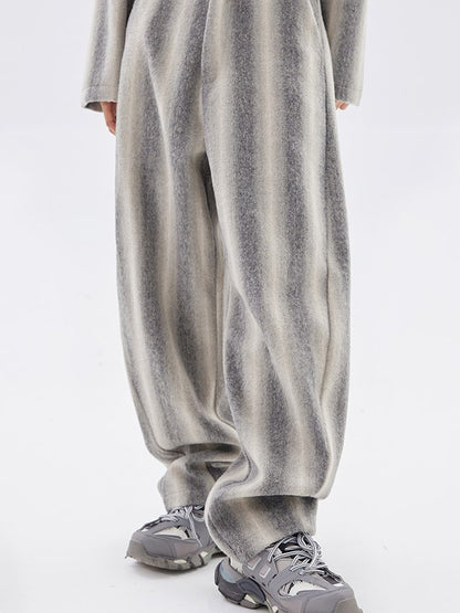 Stripe Loose Wide Casual Pants