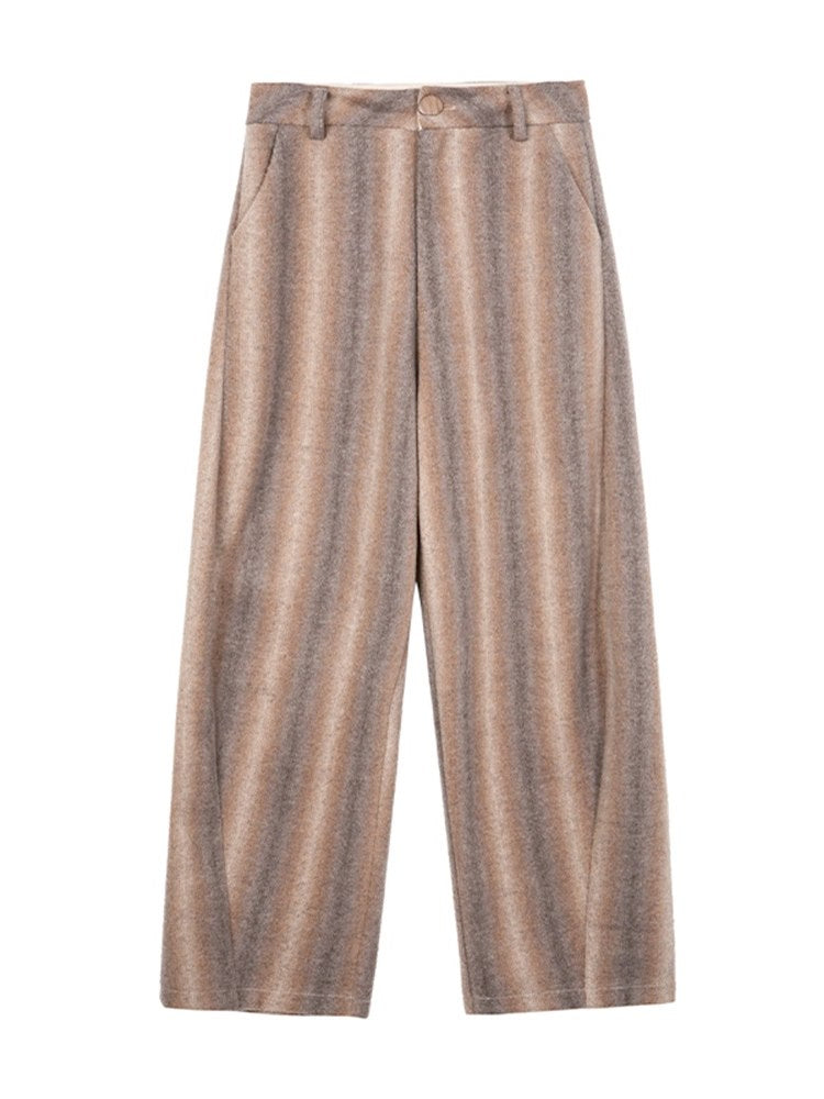 Stripe Loose Wide Casual Pants