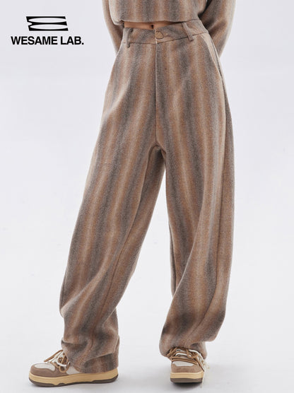 Stripe Loose Wide Casual Pants