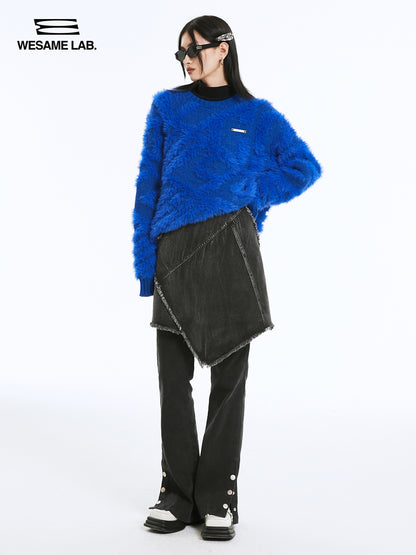 Fluffy Boa Casual Knit