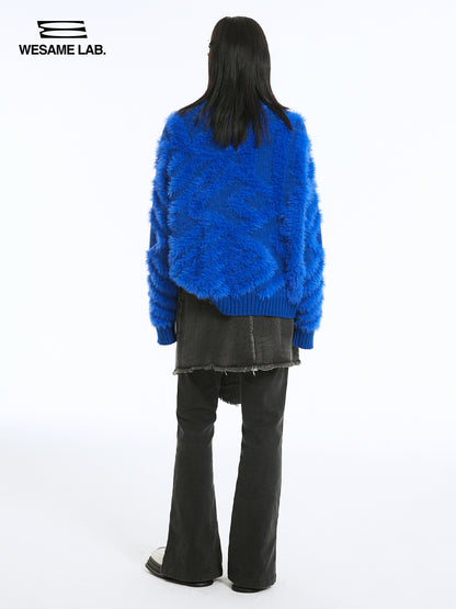 Fluffy Boa Casual Knit