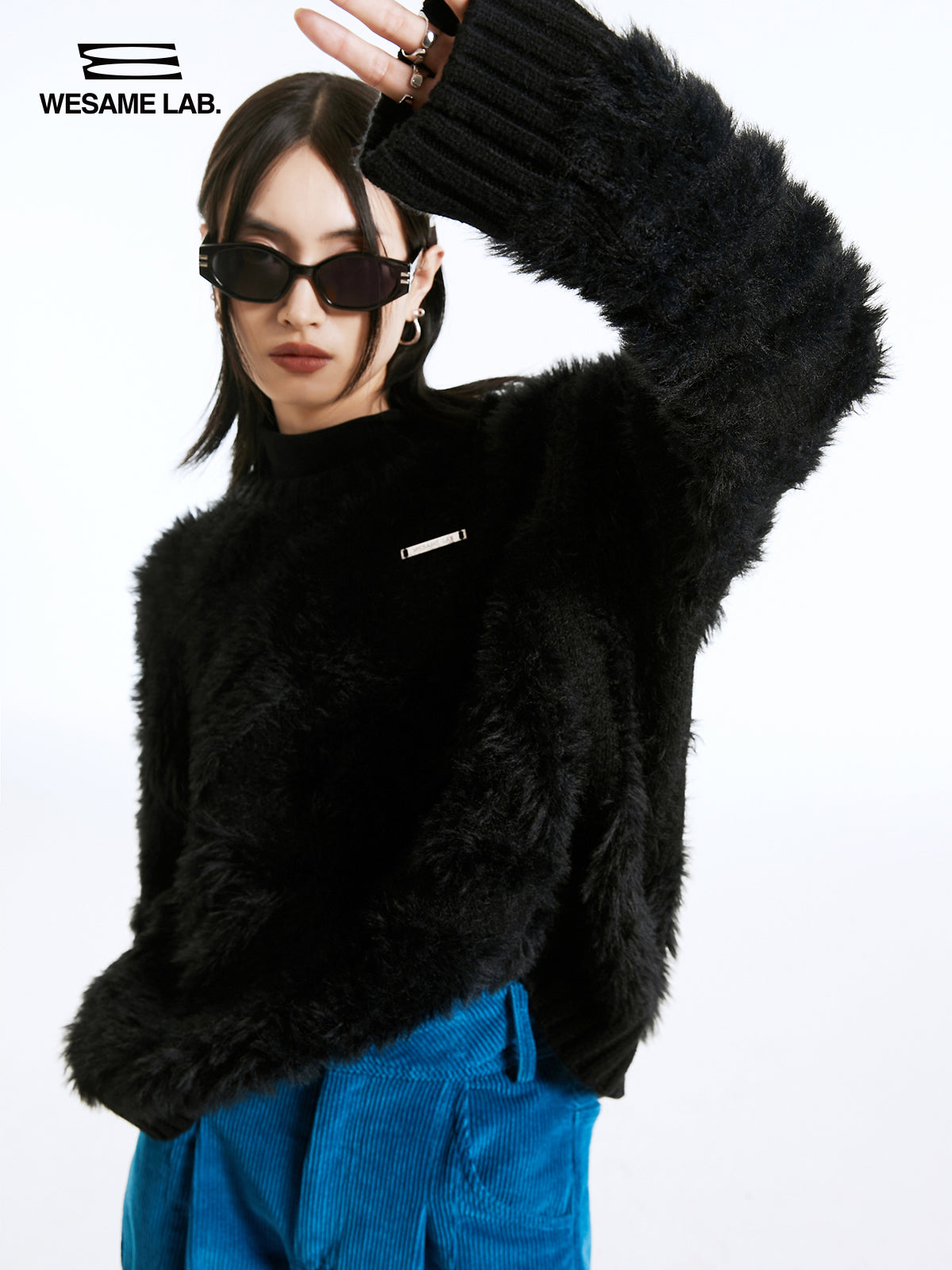 Fluffy Boa Casual Knit