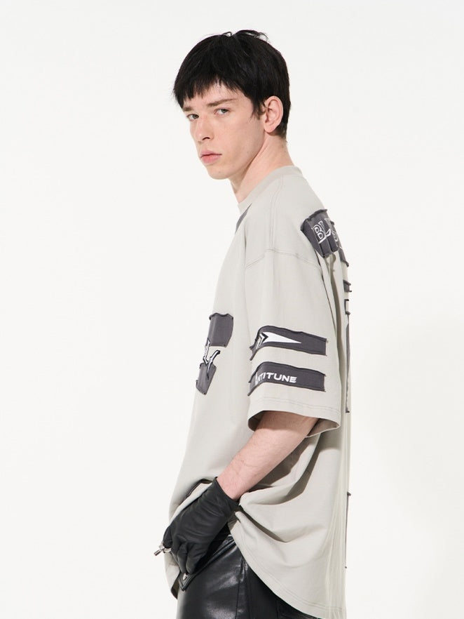 Back-Print Casual Oversize T-Shirt