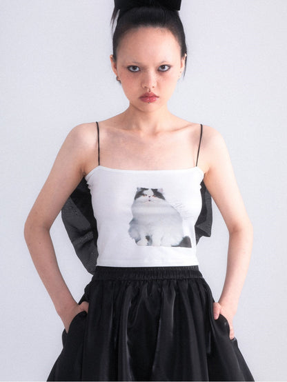 Rückbewusstseinsbandkatze Camisole