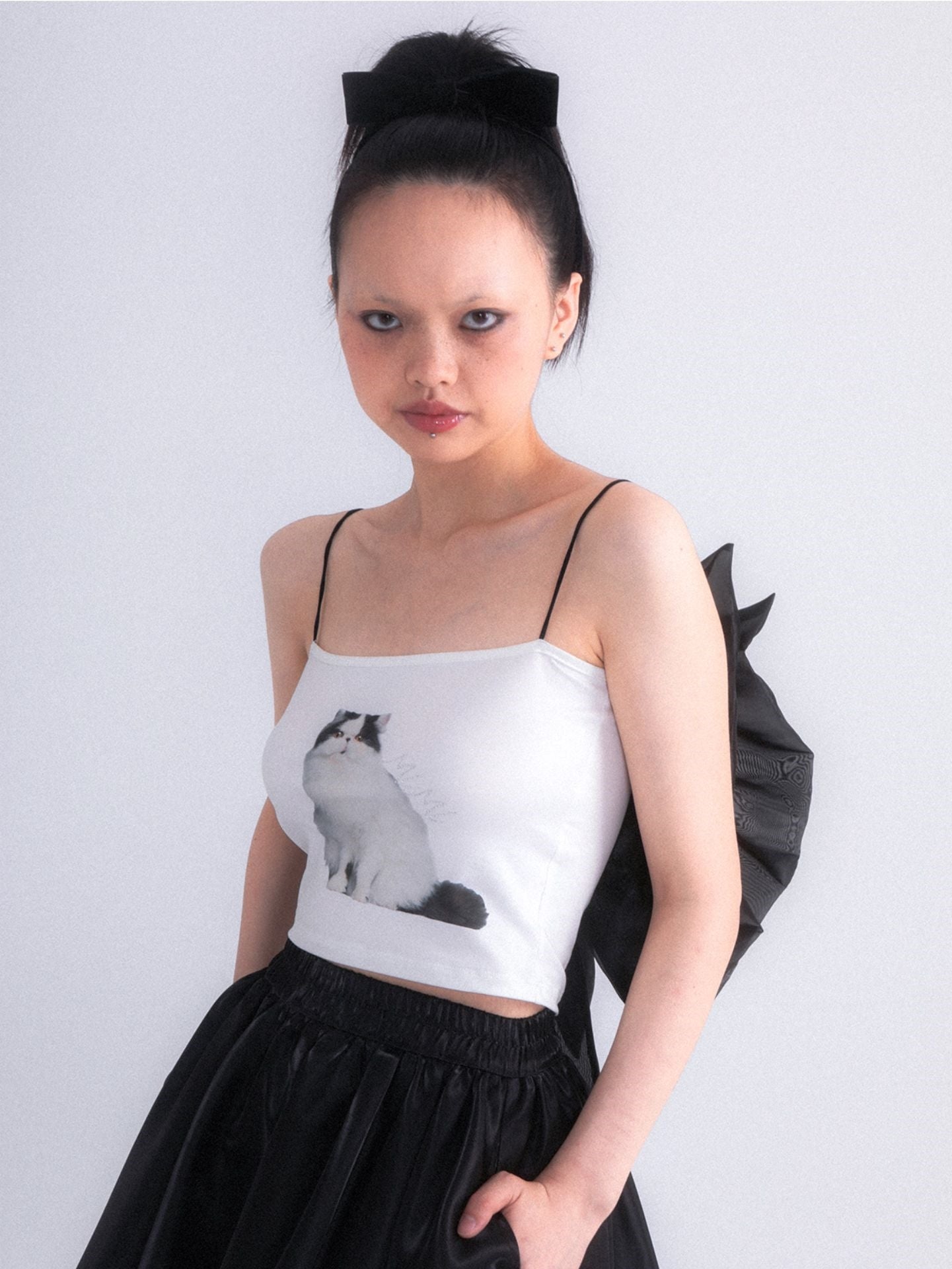 Back-ConScious Ribbon Cat Camisole