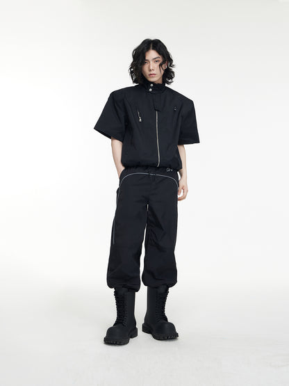 Unisex Plain Loose Relax Casual Wide-Pants