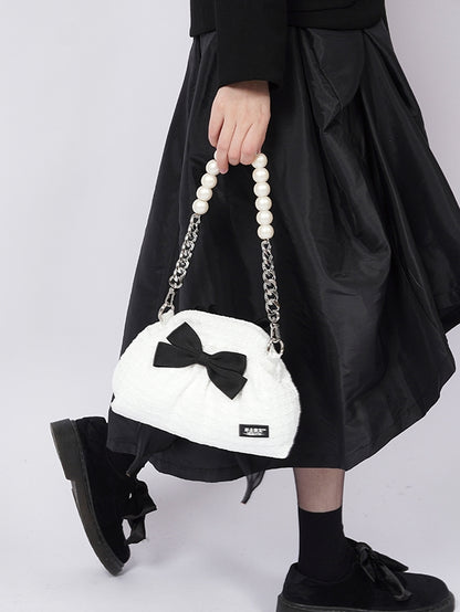 Shoulder Compact Ribbon Bag