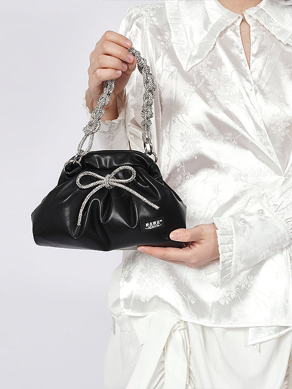 Shoulder Compact Ribbon Bag