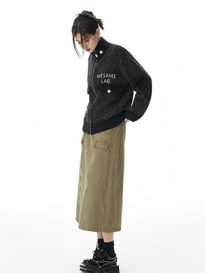 Trench Long Mature Casual Skirt