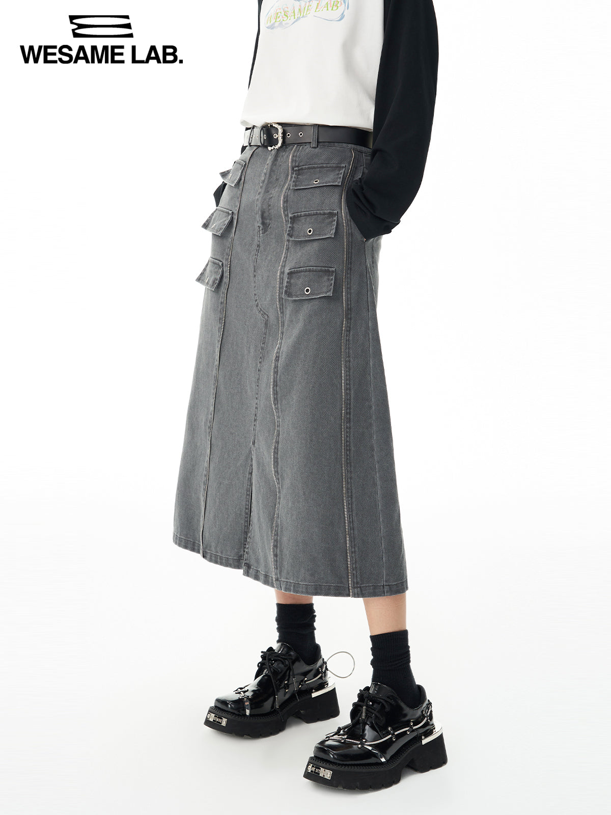 Trench Long Mature Casual Skirt