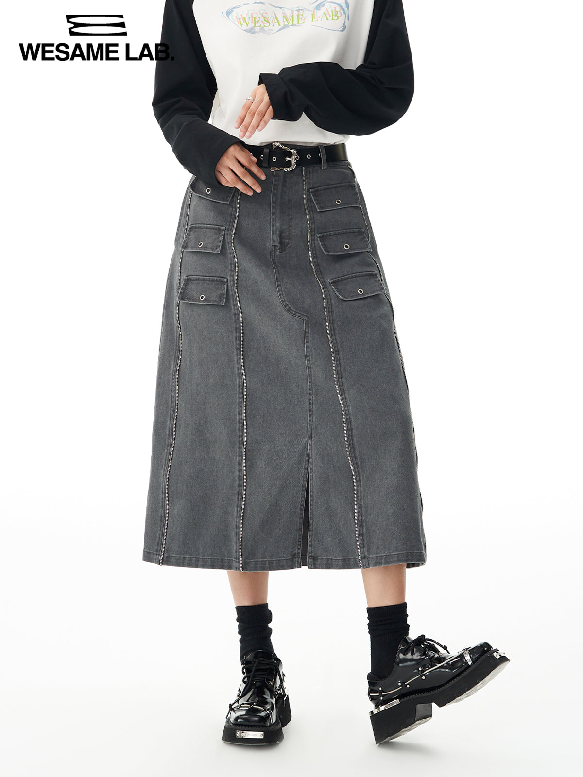 Trench Long Mature Casual Skirt