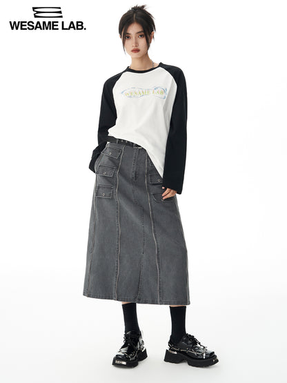 Trench Long Mature Casual Skirt