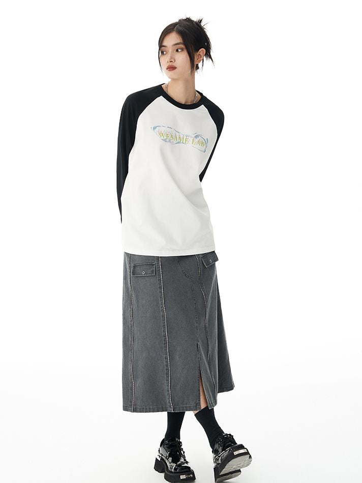 Trench Long Mature Casual Skirt