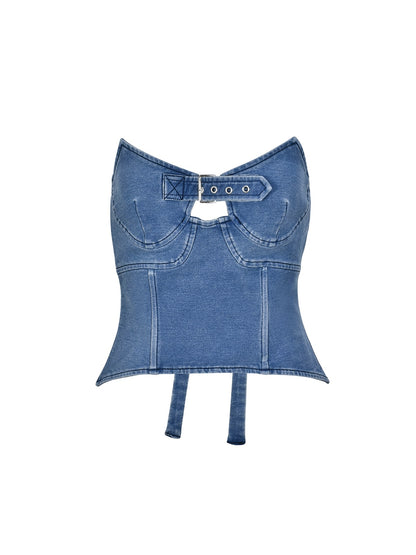 Denim Summer Casual Tube-Top