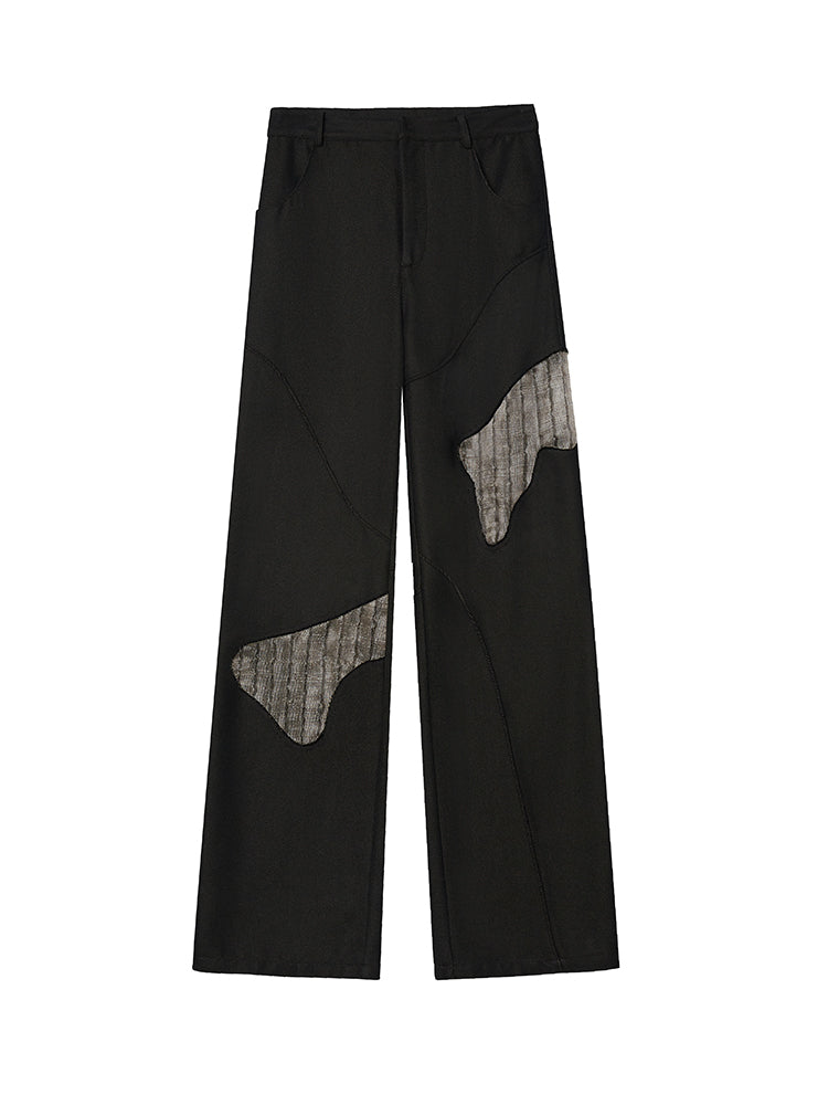 Nichi Wide-Leg Casual Straight Pants