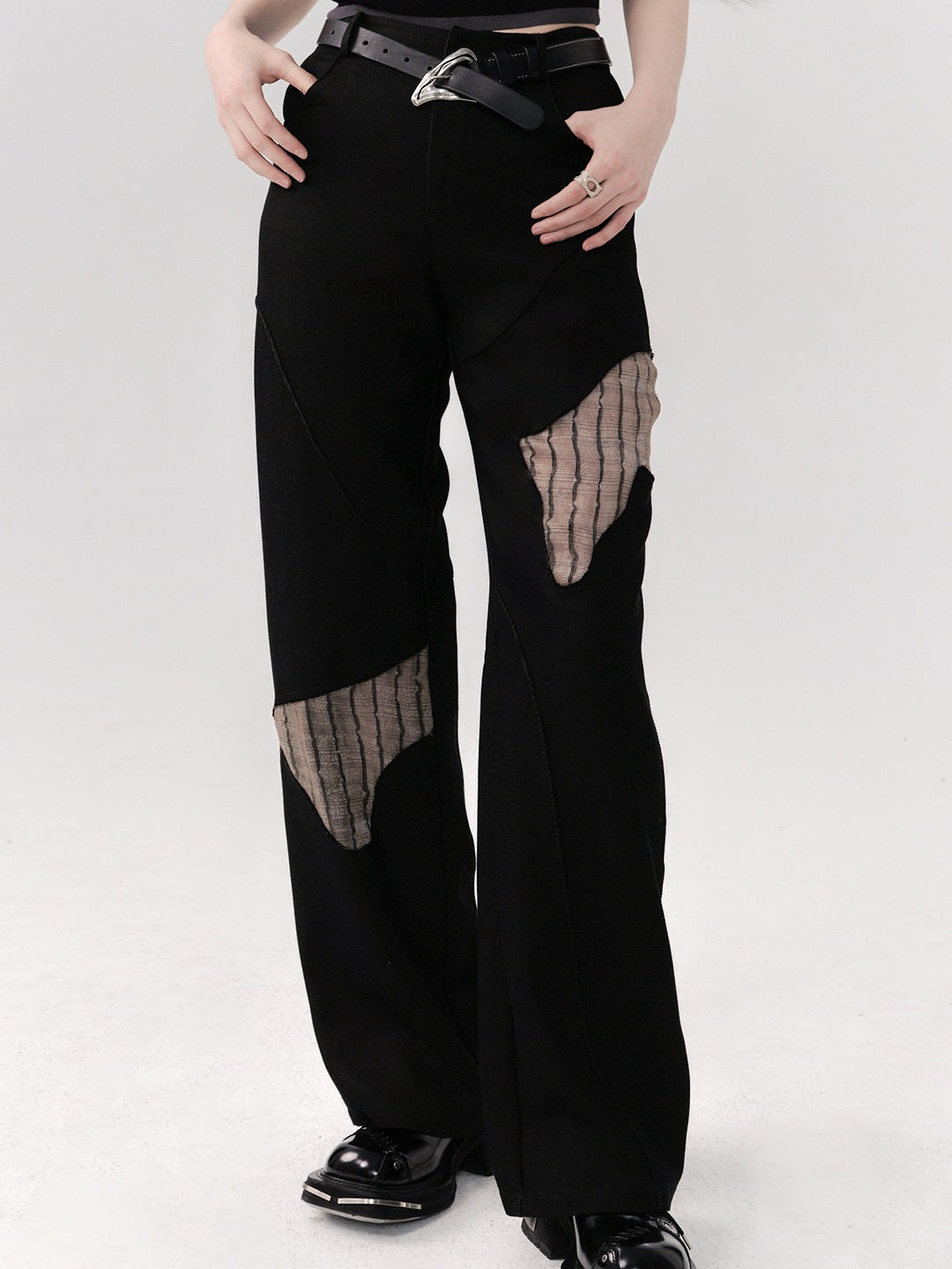 Nichi Wide-Leg Casual Straight Pants