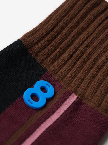 8 Colorful Line High-Socks