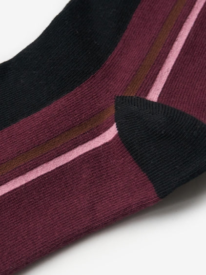 8 Colorful Line High-Socks