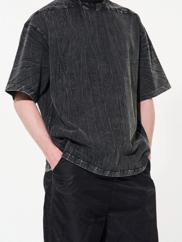 Unisex Wrinkled Oversize Cutsew