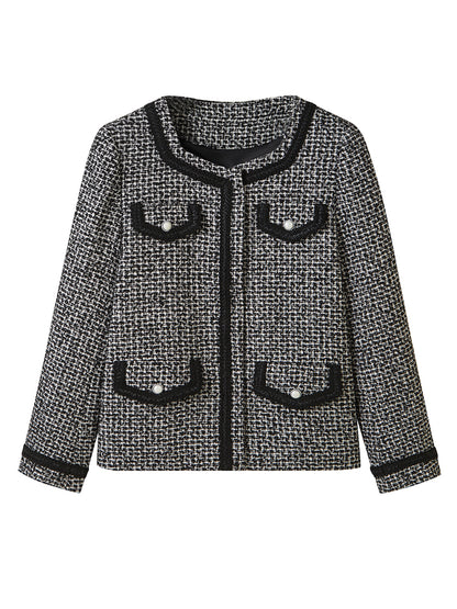 Formale Tweed edel ausgereifte Schwierigkeitsjacke