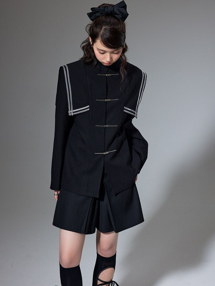 Sailor-collar Nichi Chinese Jacket