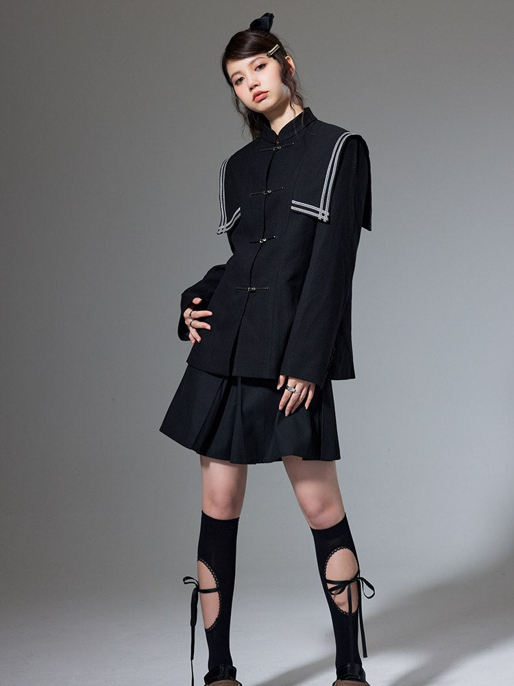 Sailor-collar Nichi Chinese Jacket