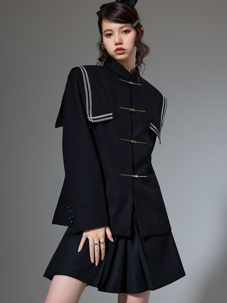 Sailor-collar Nichi Chinese Jacket