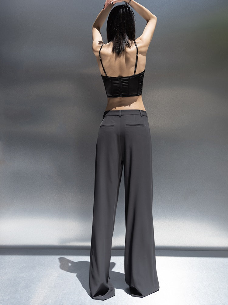 Wide-leg High-waist Loose Pants