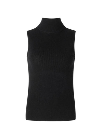 High-neck No-sleeve Cutsew