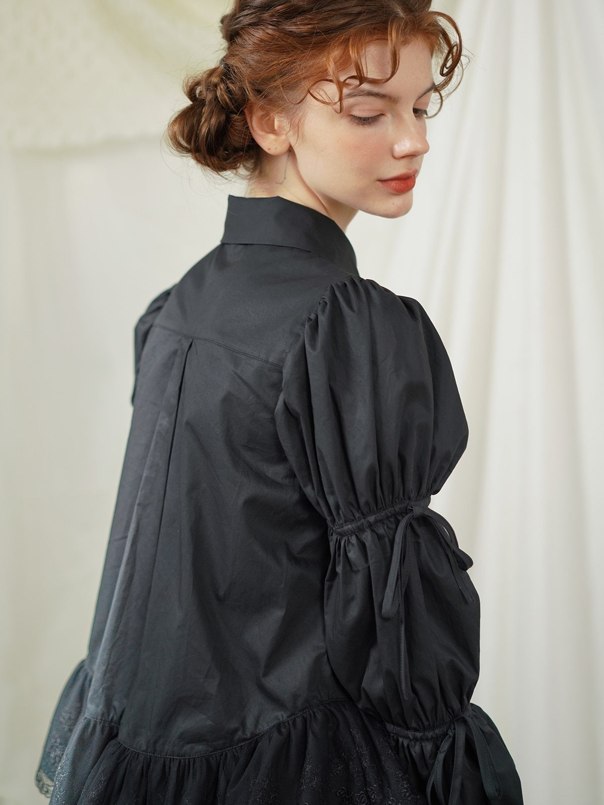 peplum lace blouse