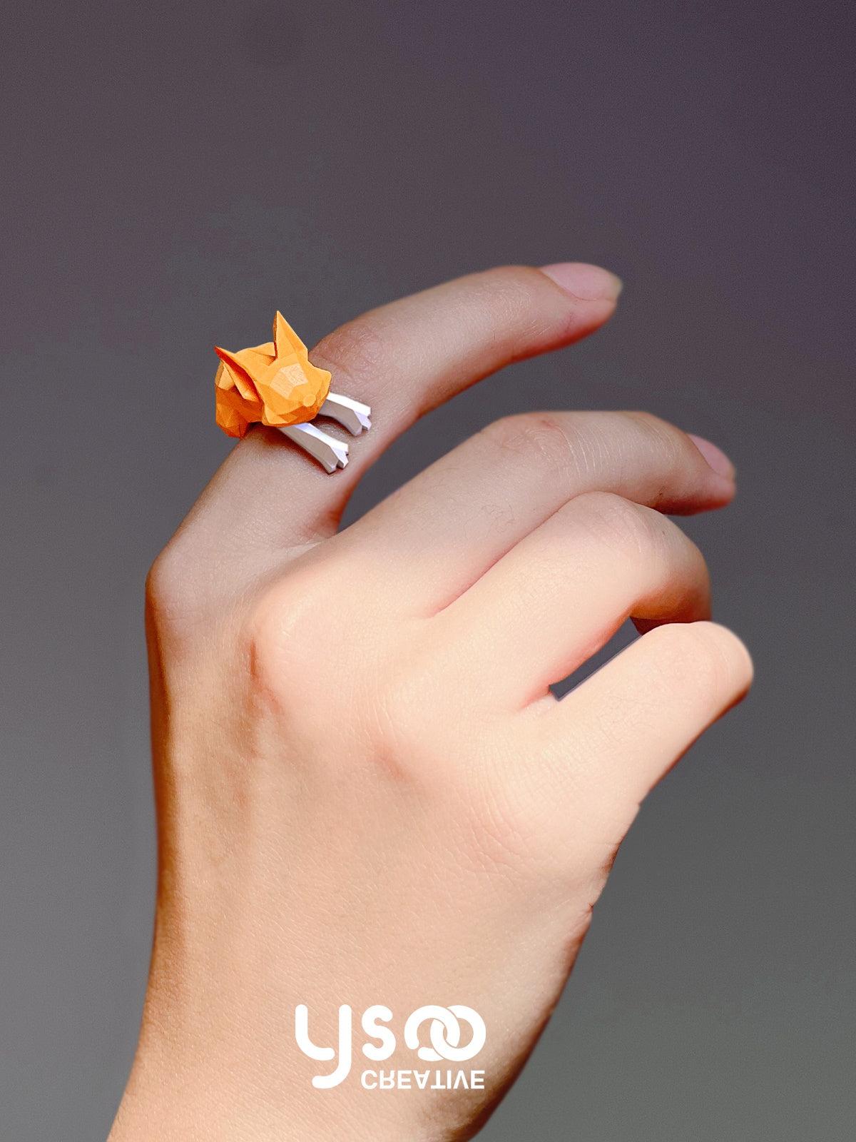 RELAT-FOX NICHI Animal Ring-Cuff