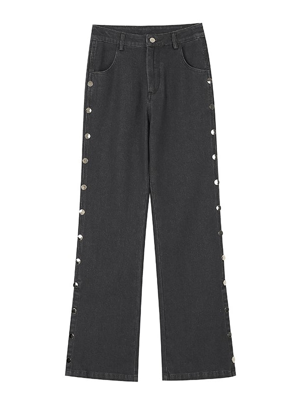 Flare Jeans High-Waisted Wide-Leg Pants