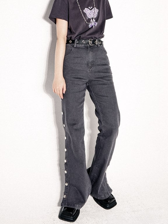 Flare Jeans High-waisted Wide-leg Pants