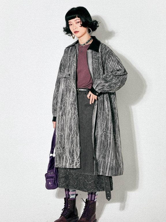 Fixer Retro Niche Long Coat