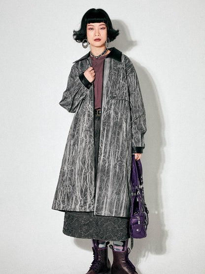 Fixer Retro Niche Long Coat