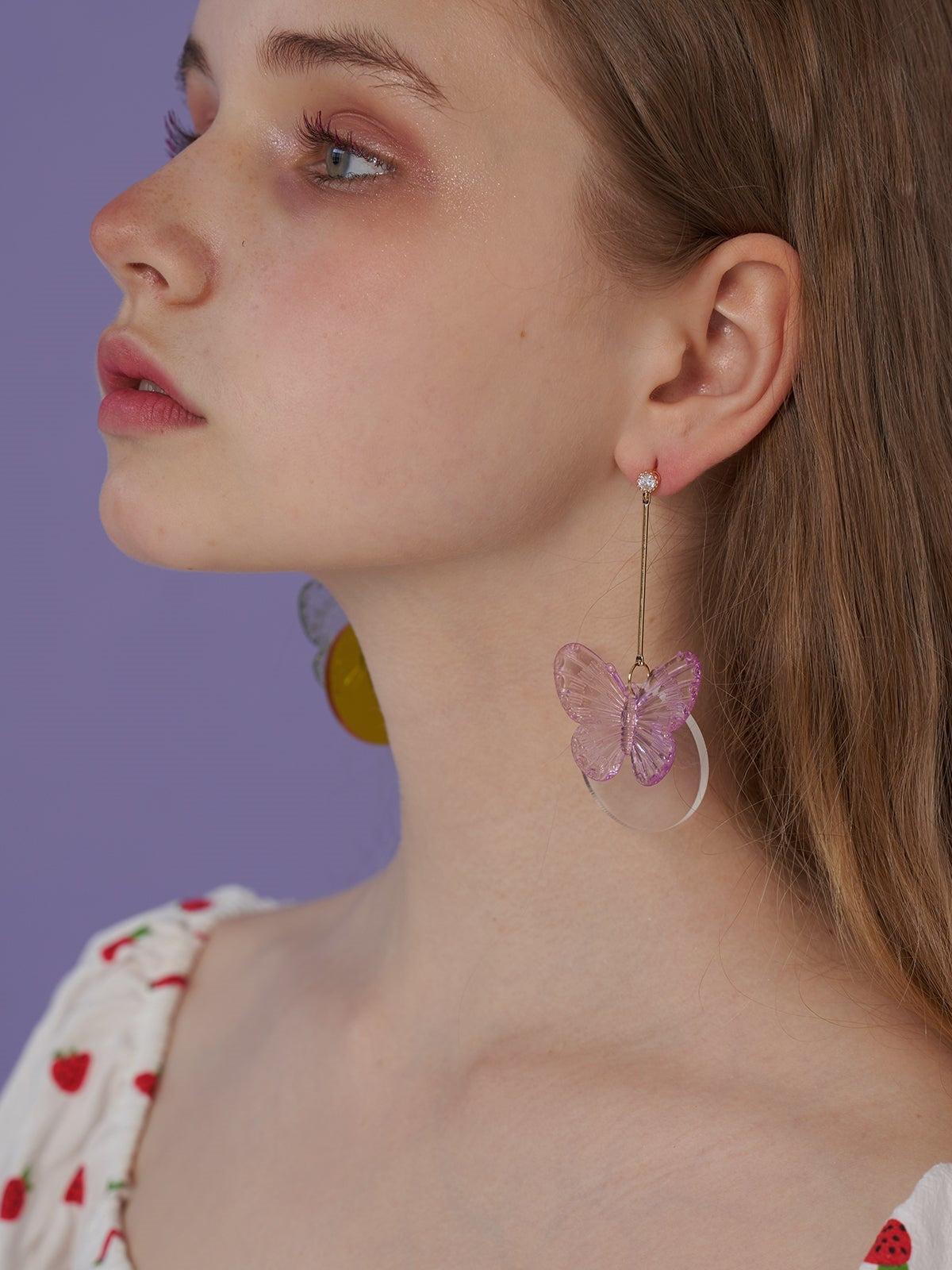 Transparent Butterfly Earrings