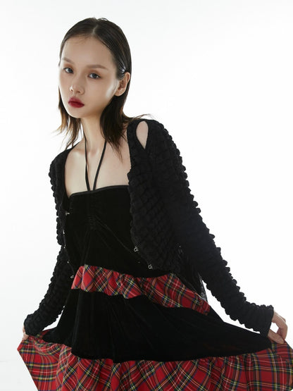 THREE-DIMENSIONAL NICHI ROSE CARDIGAN