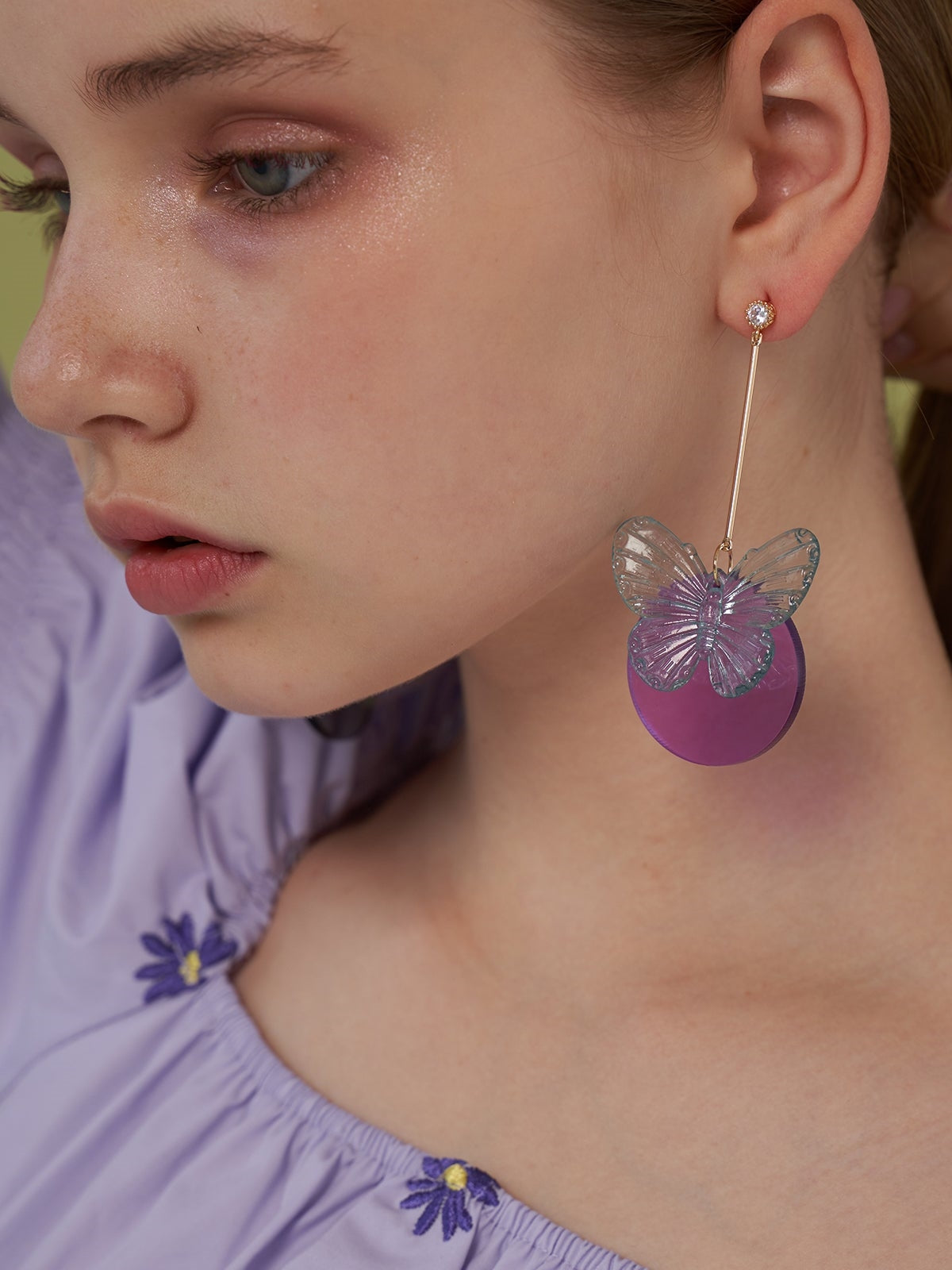 Transparent Butterfly Earrings