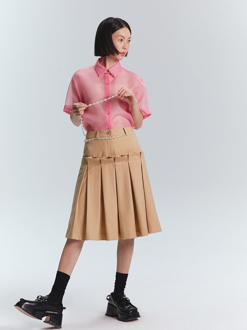 CASUAL GIRLY PLEATED SKIRT