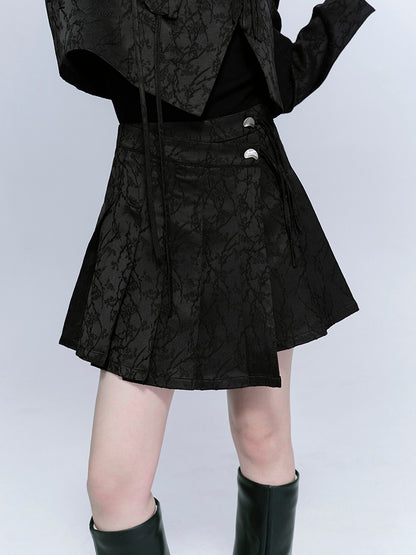 Embroidery Nichi Wrap Jacket&amp;Skirt