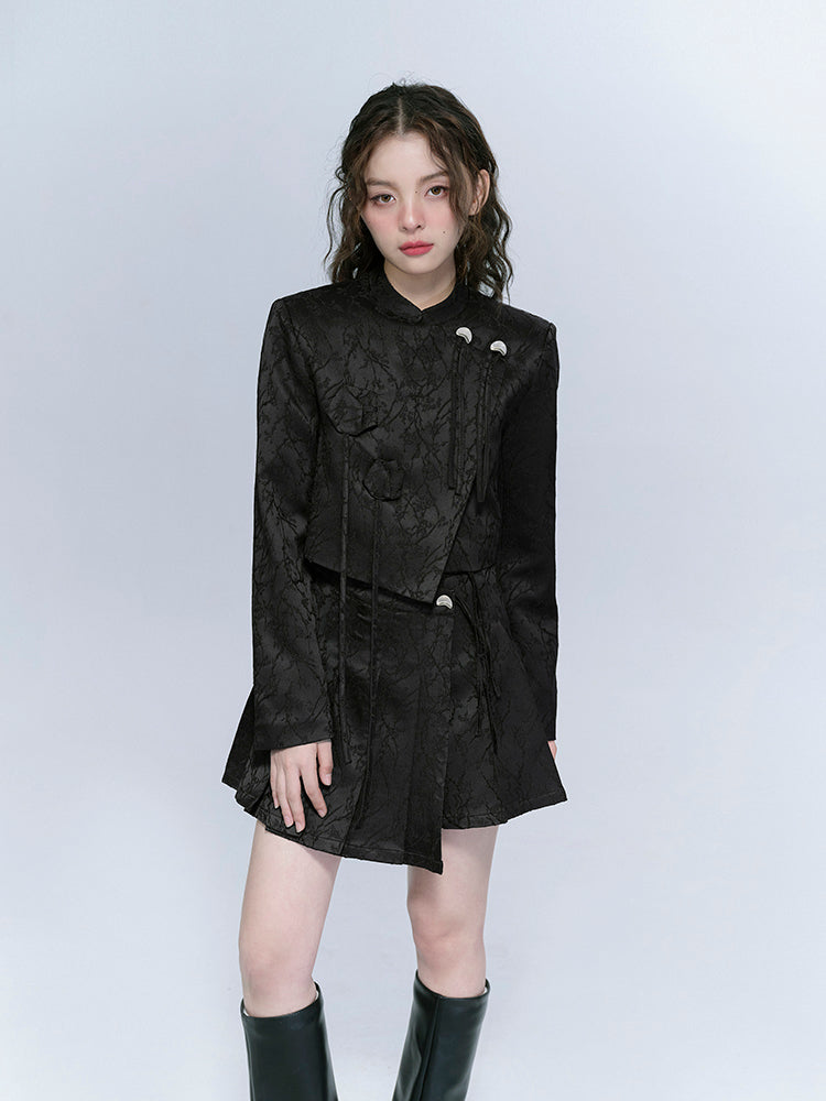 Embroidery Nichi WRAP JACKET &amp; SKIRT