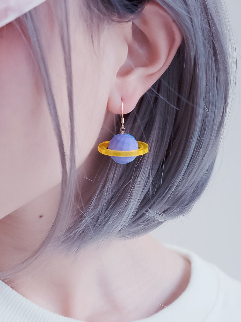 Candy Color Planet Earrings