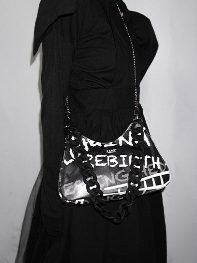 Handmade Niche Shoulder Hand English Bag