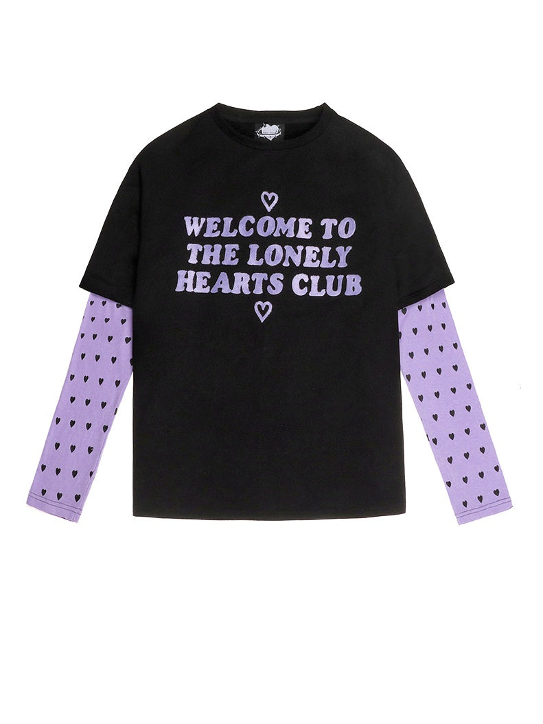 Heart Layered Casual Cutsew