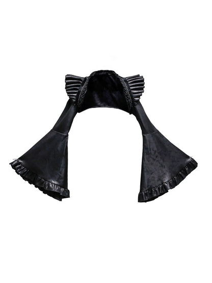 Gothic Cosplay SLIT SUEDE CHINA ONE-PIECE